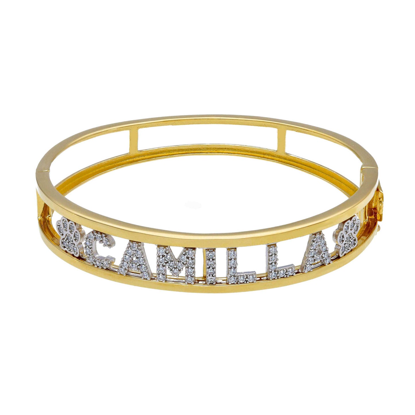 Bracciali Bracciale in argento con nome personalizzabile rigido - Articolo con varianti - Gioielli Pavan