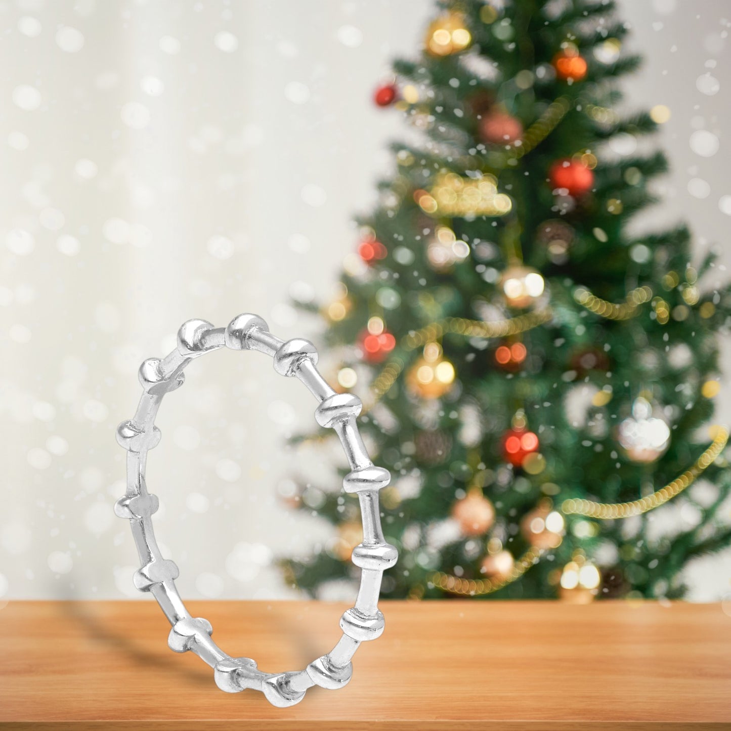 Anello Anello oro bianco con borchie - Gioielli Pavan