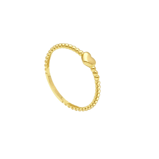 Anello Anello in oro fedina con cuore - Gioielli Pavan