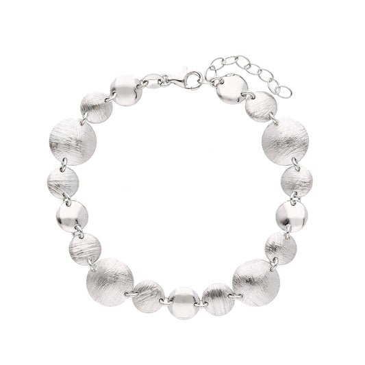 Bracciale Bracciale in argento elementi tondi pendenti - Gioielli Pavan