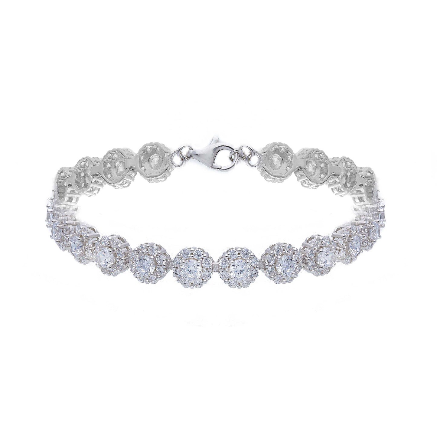 Bracciale Bracciale in argento tennis con zirconi a pavé - Articolo con varianti - Gioielli Pavan