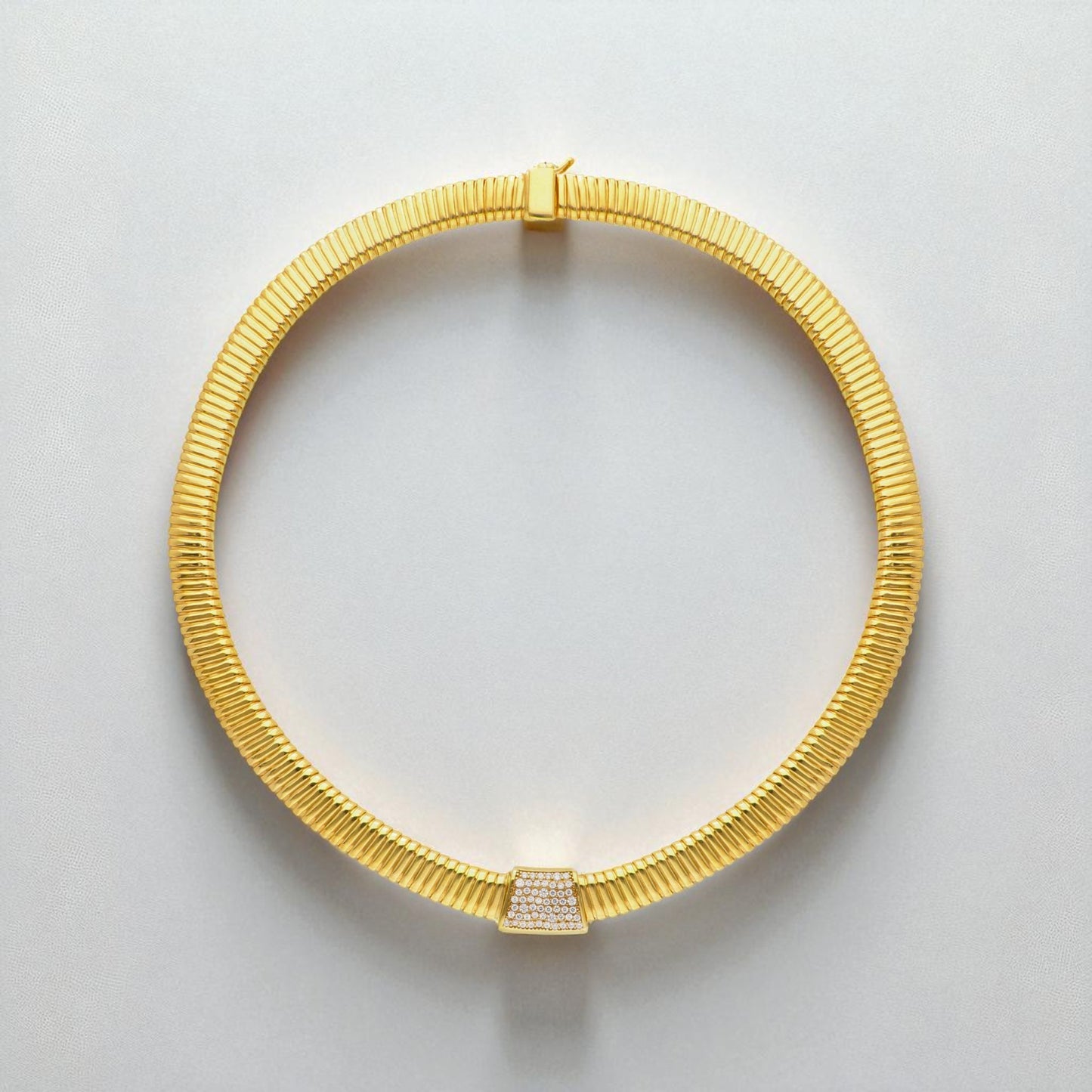 Girocollo Girocollo in argento maglia tubo gas semi rigido - Gioielli Pavan