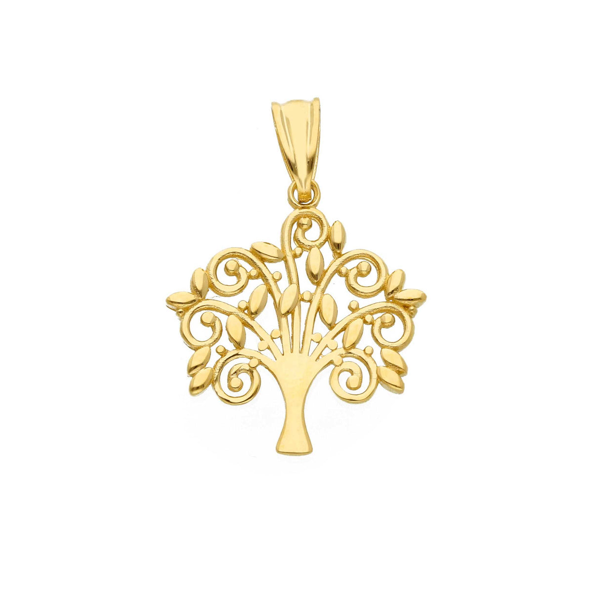 Ciondolo Albero della Vita in Oro 18k Giallo o Bicolore - Gioielli Pavan