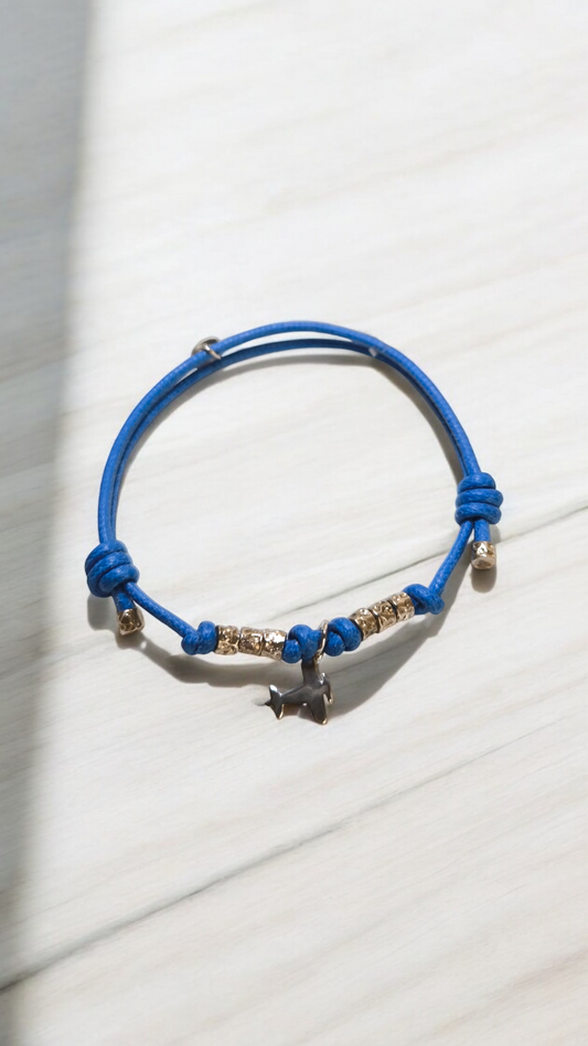 Bracciale Bracciale aeroplano e cordone in argento - Gioielli Pavan