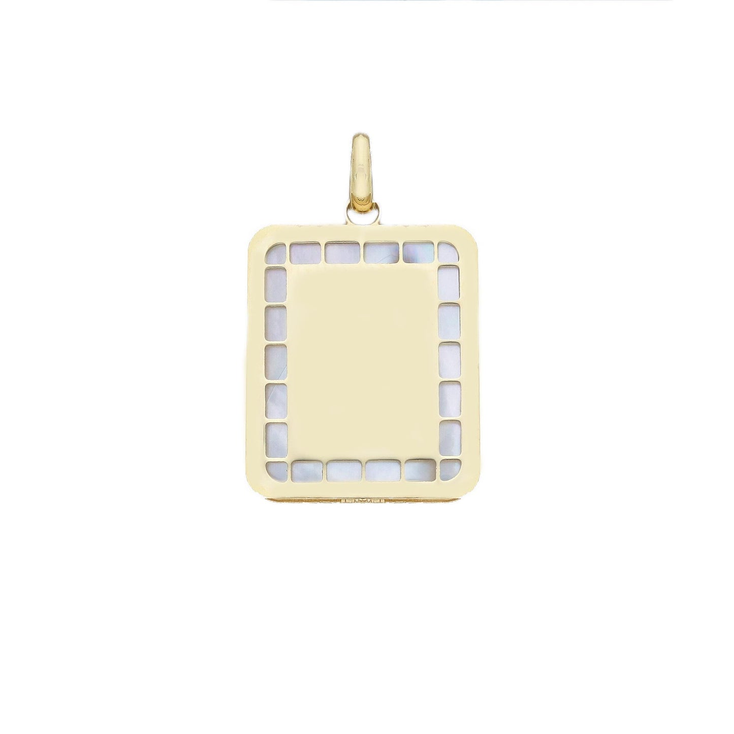 Ciondoli e pendenti Ciondolo Ancora in Oro 18kt con Onice o Madreperla - Gioielli Pavan