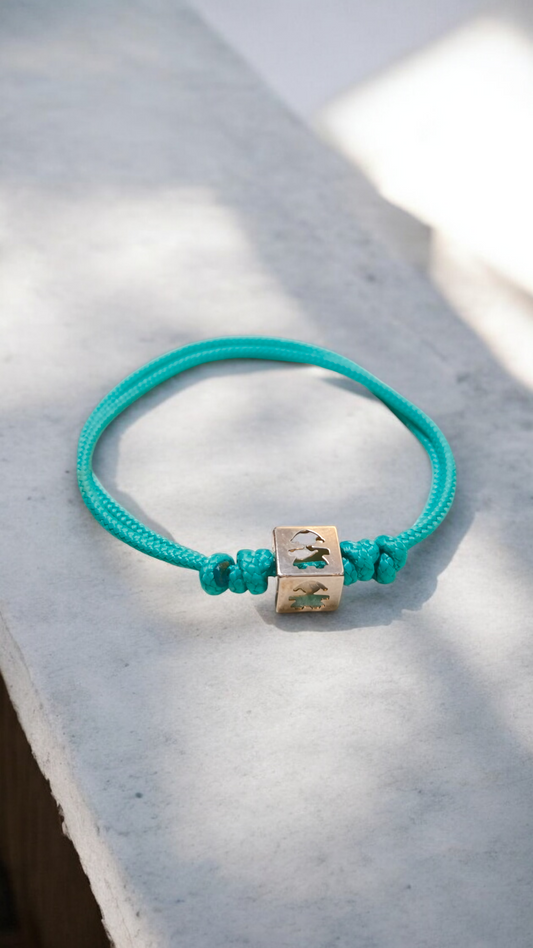 Bracciale Braccialetto LeBebè cubo bimba traforato - Gioielli Pavan