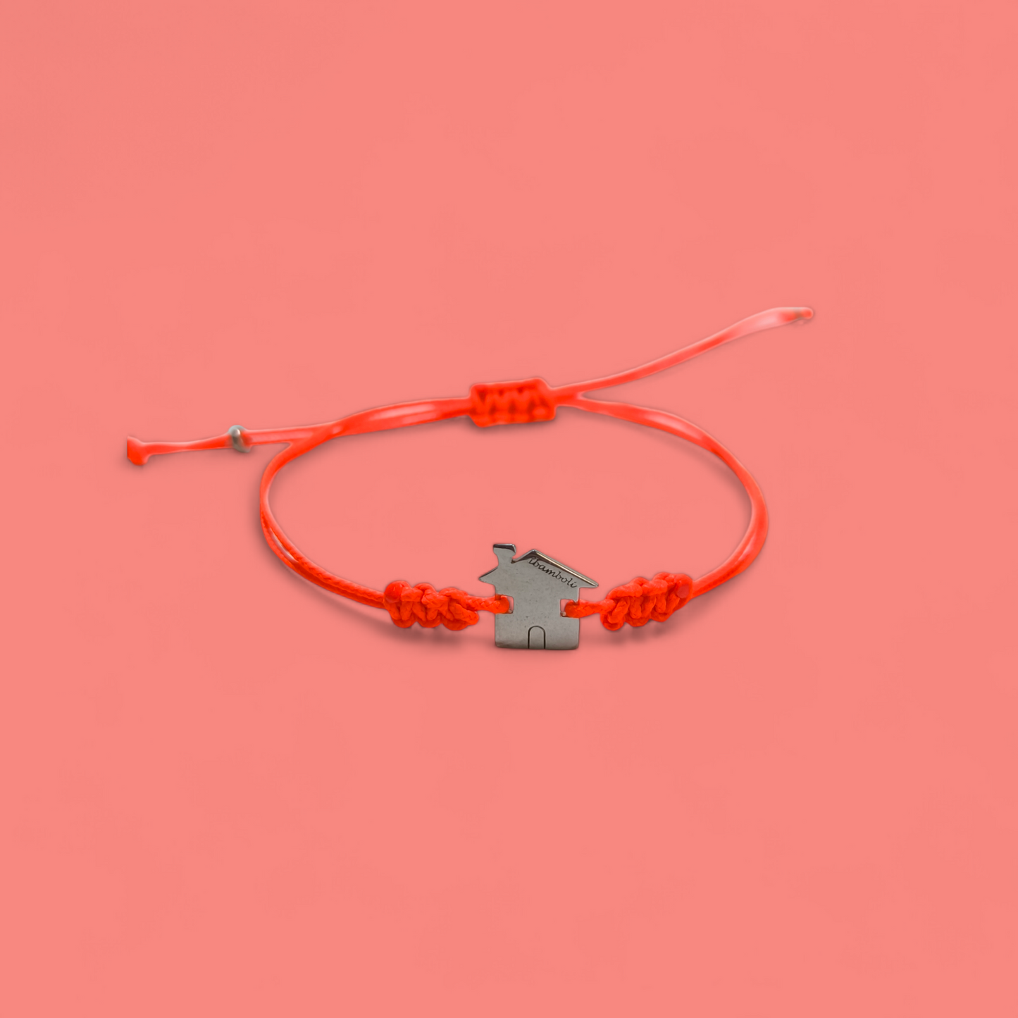 Bracciale Bracciale casetta iBamboli sagola fluo - Gioielli Pavan