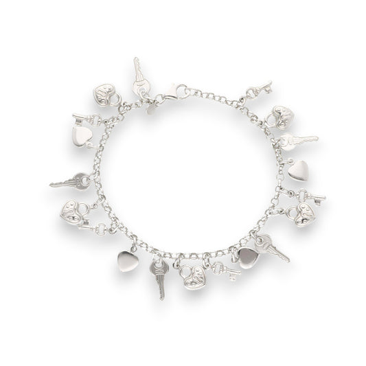 Bracciale Bracciali in argento con charms pendenti - Articolo con varianti - Gioielli Pavan