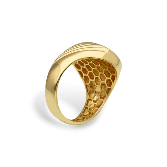 Anello Anello in oro chevalier ovale - Gioielli Pavan