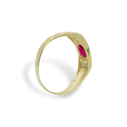 Anello Anello in oro Chevalier da uomo con zirconi - Gioielli Pavan