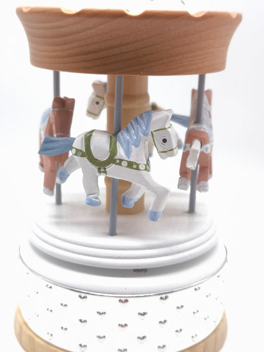 soprammobile Carillon giostrina cavalli Brown - Gioielli Pavan