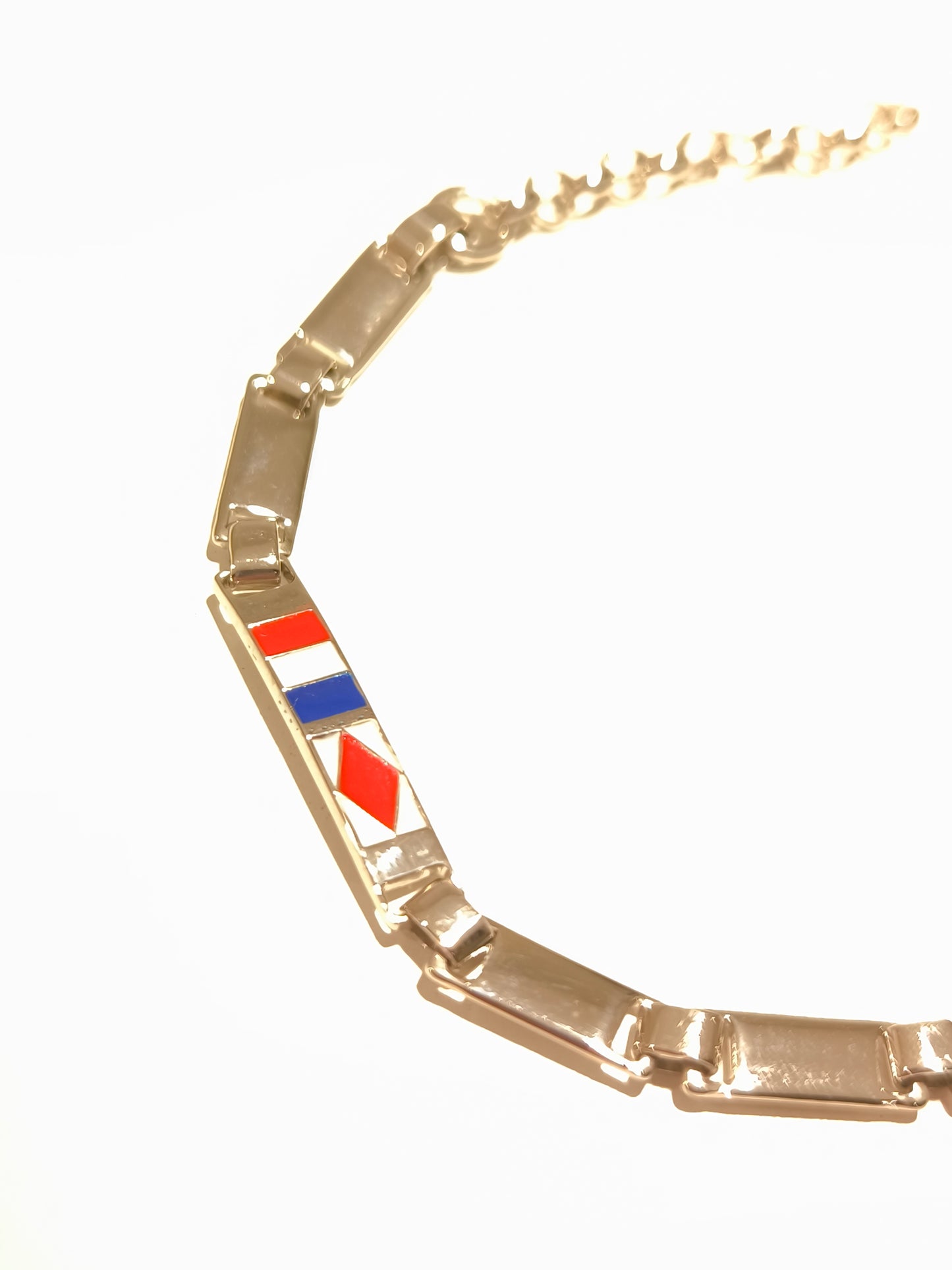 Bracciale Bracciale in argento con bandiere nautiche - Gioielli Pavan