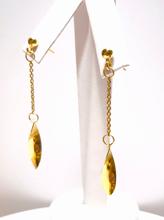 Orecchini Orecchini pendenti in oro geometrici - Gioielli Pavan