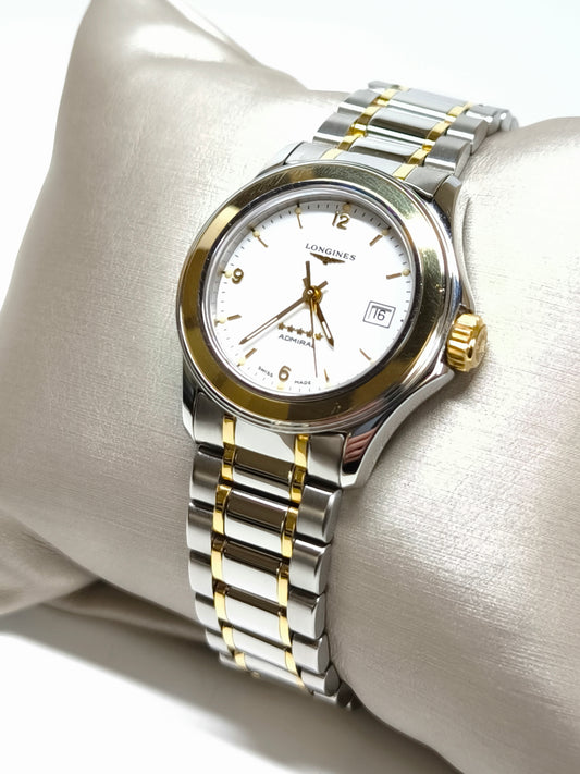 Orologi da polso Longines Admiral acciaio e oro - Gioielli Pavan