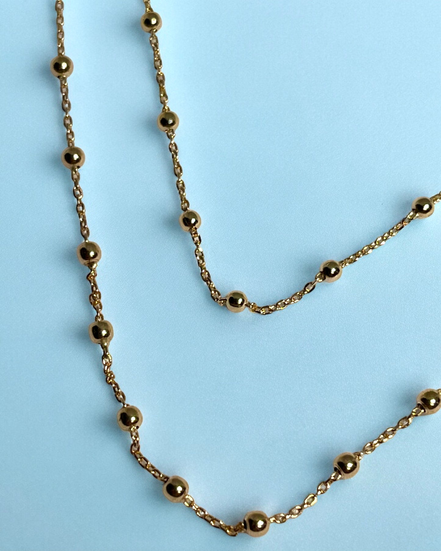 Girocollo Catenina oro giallo palline e rollina - Gioielli Pavan