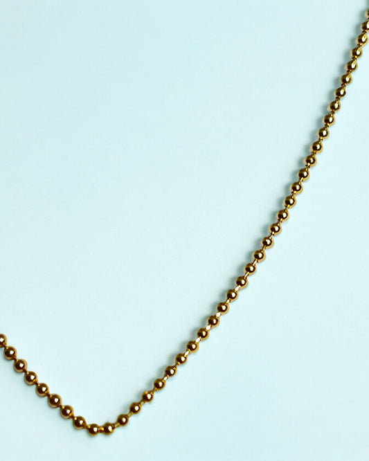 Girocollo Catenina oro giallo palline - Gioielli Pavan