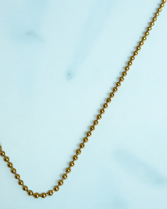 Girocollo Catenina oro giallo a palline - Gioielli Pavan