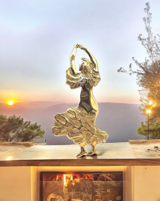 Spilla Spilla ballerina Flamenco in oro giallo - Gioielli Pavan