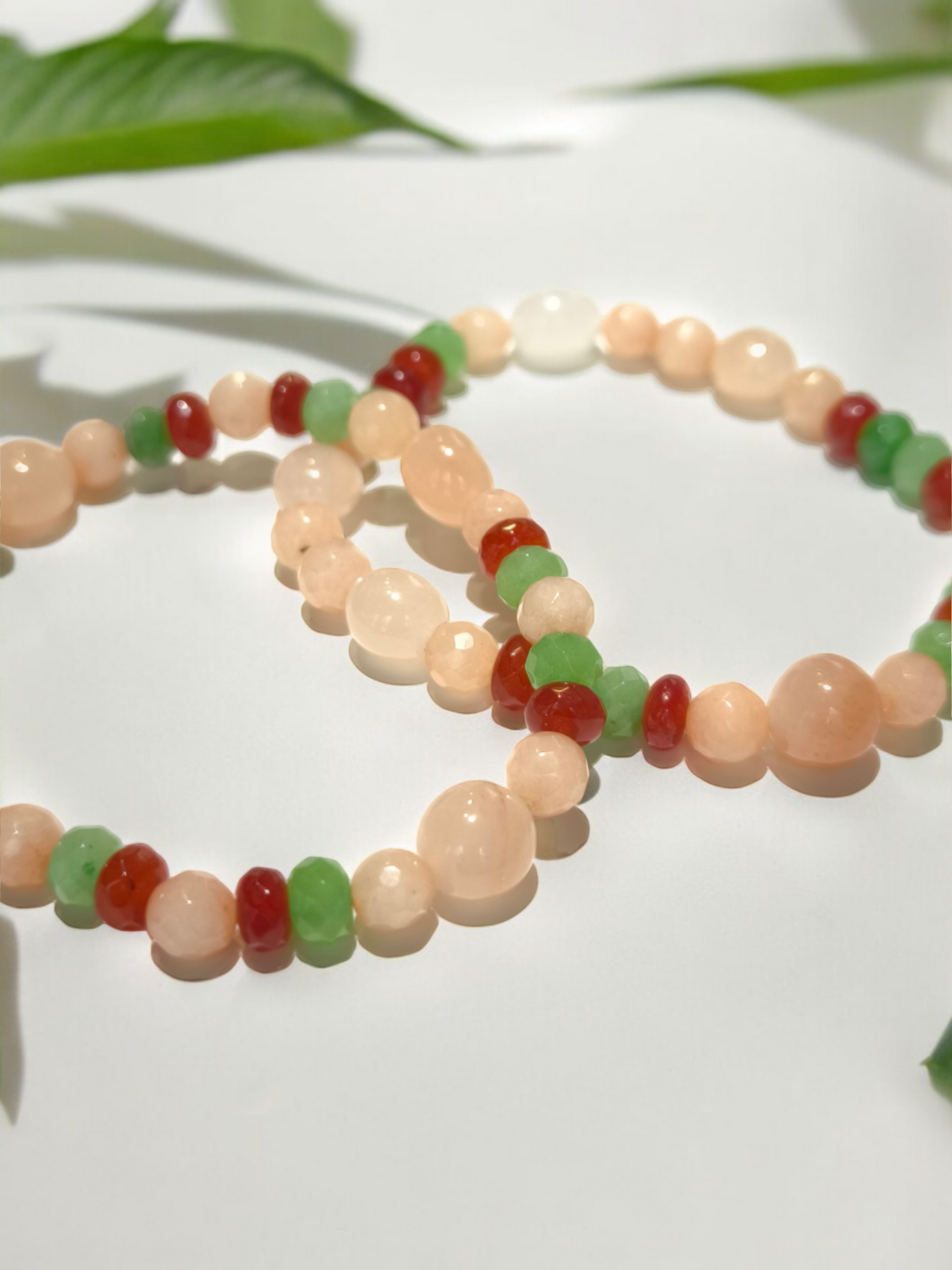 Bracciale Bracciale elastico con corallo Bamboo ametista e agata - Gioielli Pavan