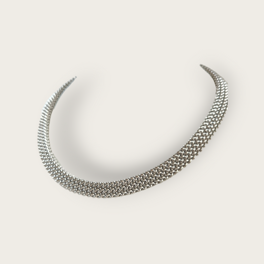 Girocollo Girocollo in argento maglia chicco - Gioielli Pavan