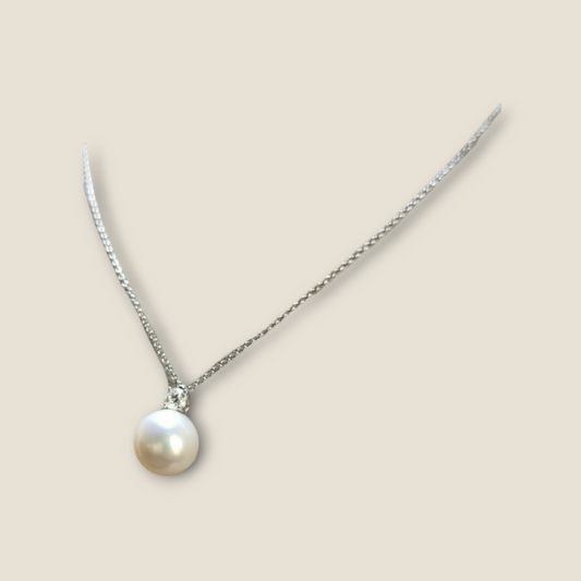 Girocollo Girocollo in oro con perla e diamante - Gioielli Pavan