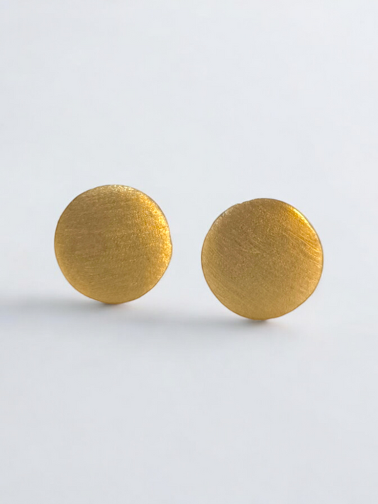 Orecchini Orecchini a lobo tondi satinati - Gioielli Pavan