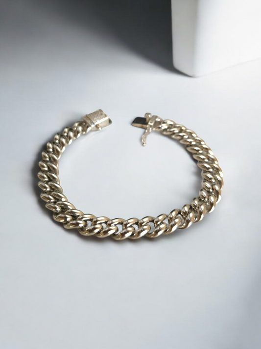 Bracciale Bracciale in argento groumette chiusura con zirconi - Gioielli Pavan