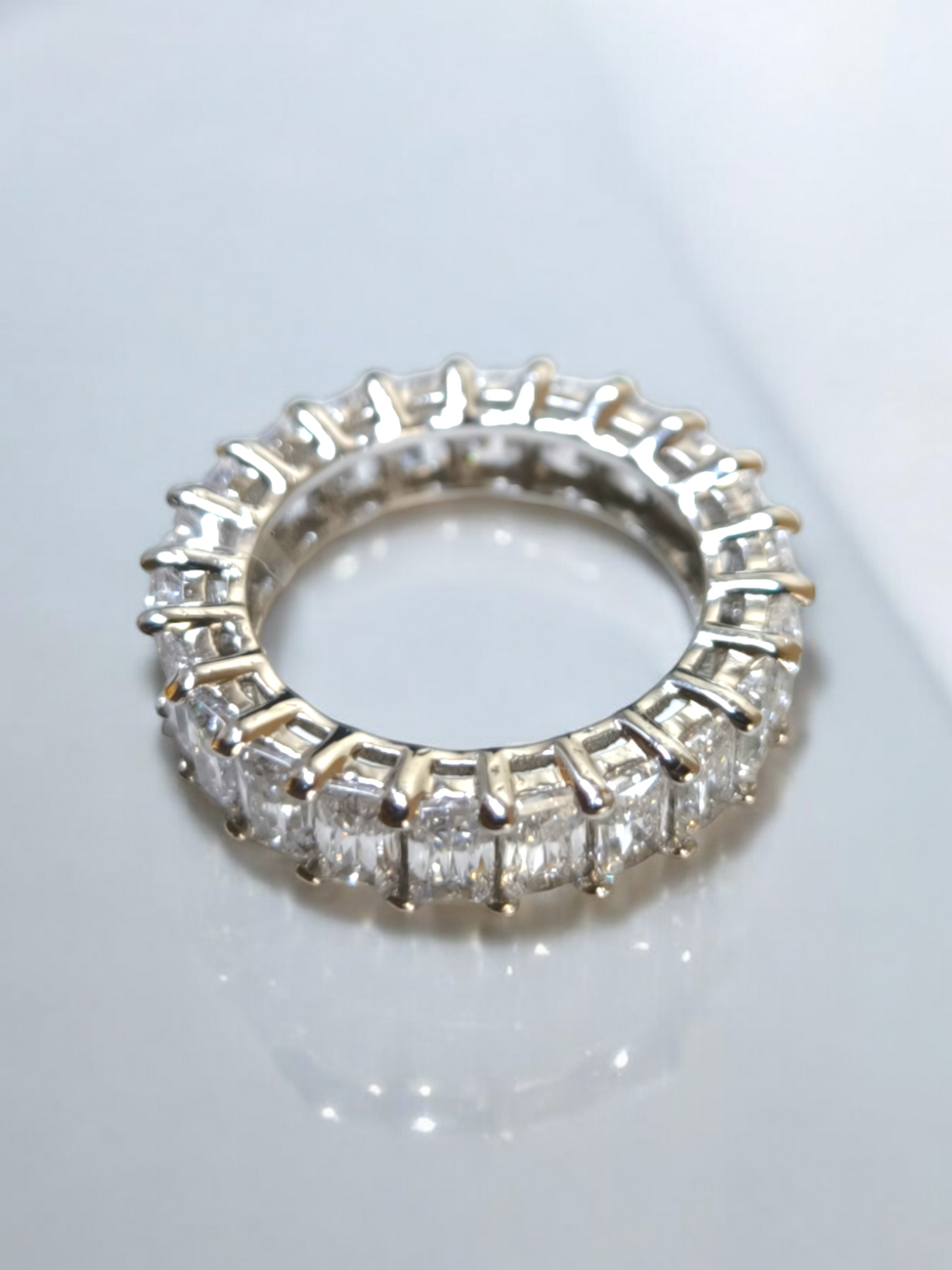 Anello Anello in argento con zirconi baguette - Gioielli Pavan