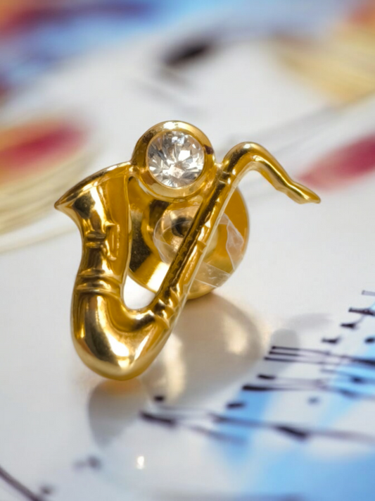 Puntale Puntale sassofono in oro giallo - Gioielli Pavan