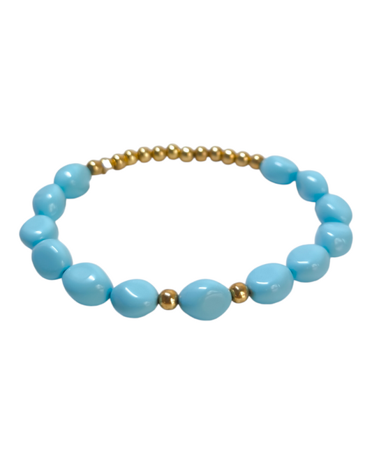 Bracciale Bracciale elastico con turchese - Gioielli Pavan