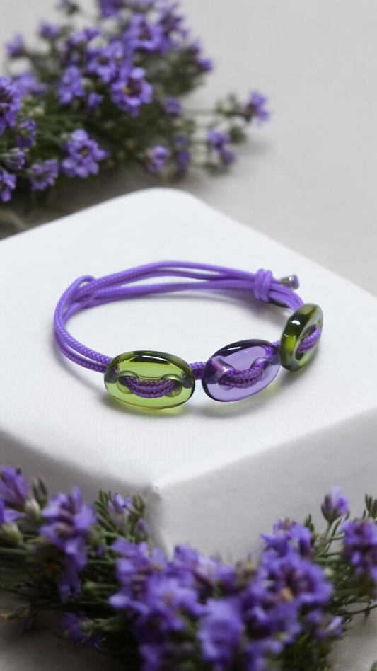 Bracciale Braccialetto bottoni in quarzo colorato - Gioielli Pavan