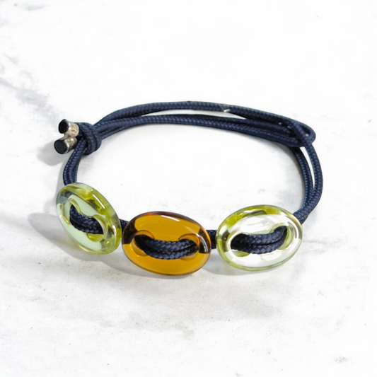 Bracciale Braccialetto bottoni in quarzo colorato - Gioielli Pavan