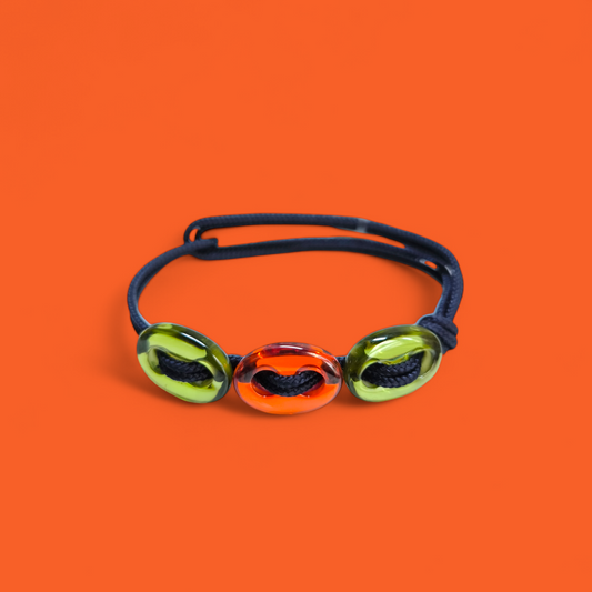 Bracciale Braccialetto bottoni in quarzo colorato - Gioielli Pavan