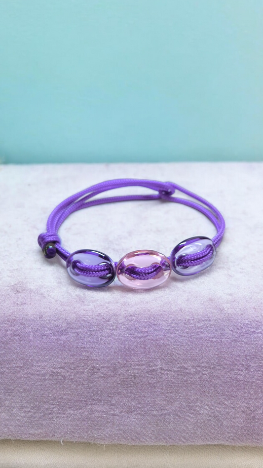 Bracciale Braccialetto bottoni in quarzo colorato - Gioielli Pavan