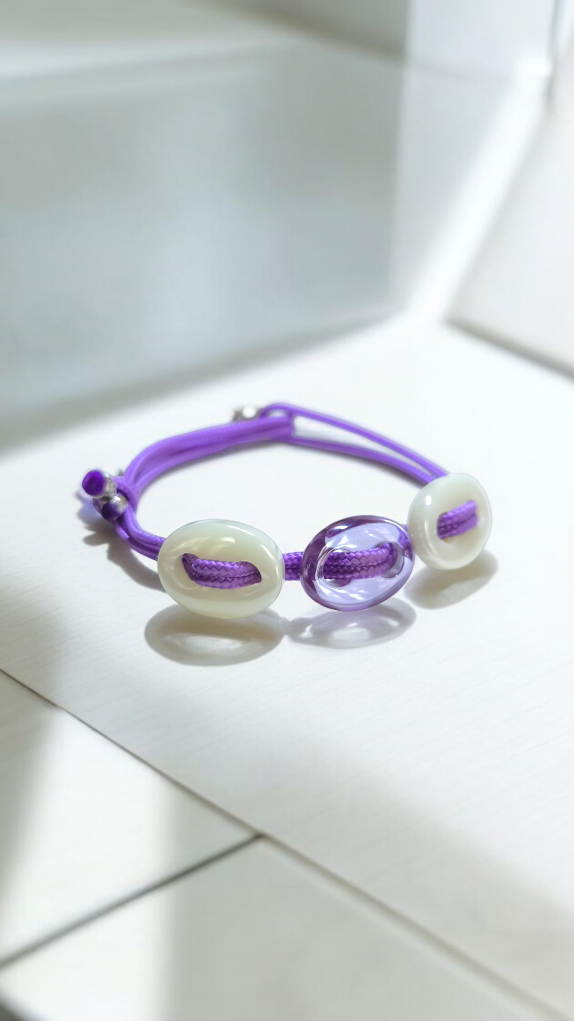 Bracciale Braccialetto bottoni in quarzo colorato - Gioielli Pavan