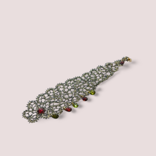 Bracciale in Pizzo di Cantù e pietre - Gioielli Pavan