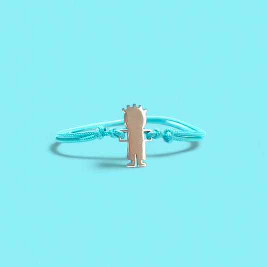 Braccialetto con bambino capelli in piedi - Gioielli Pavan