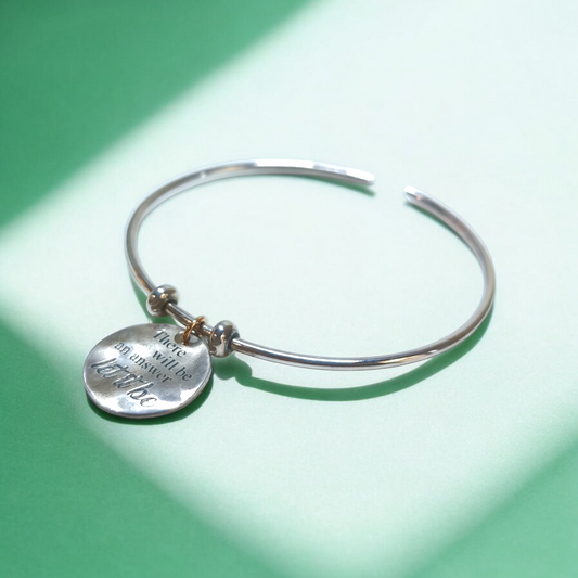 Bracciale Bracciale in argento rigido con scritta "let it be" - Gioielli Pavan