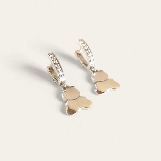 Orecchini Orecchini in argento La luì Bimbo con zirconi a pavé - Gioielli Pavan