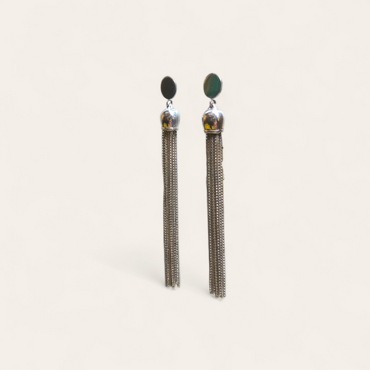 Orecchini Orecchini pendenti nappine in argento pend. 7 cm - Gioielli Pavan