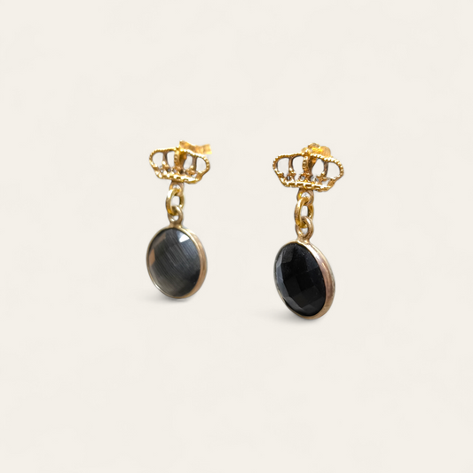 Orecchini Orecchini in argento con quarzo fumé - Gioielli Pavan