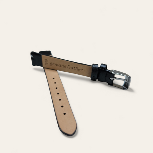 Cinturino Cinturino Ansa 12 mm Nappa nero easy clic - Gioielli Pavan