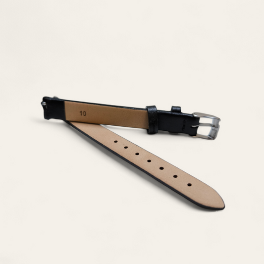 Cinturino Cinturino Ansa 10 mm Nappa nero easy clic - Gioielli Pavan