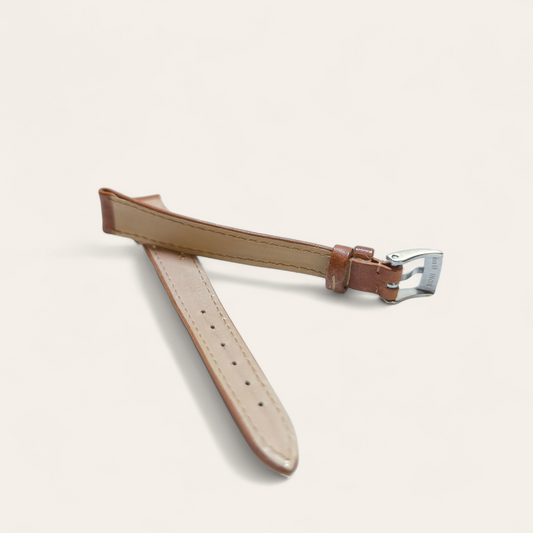Cinturino Cinturino Ansa 14 mm Pelle liscia marrone - Gioielli Pavan