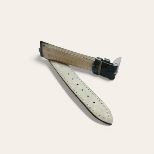 Cinturino Cinturino Ansa 14 mm Cuoio liscio verde british - Gioielli Pavan