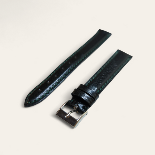 Cinturino Cinturino Ansa 14 mm Pelle verde scuro - Gioielli Pavan