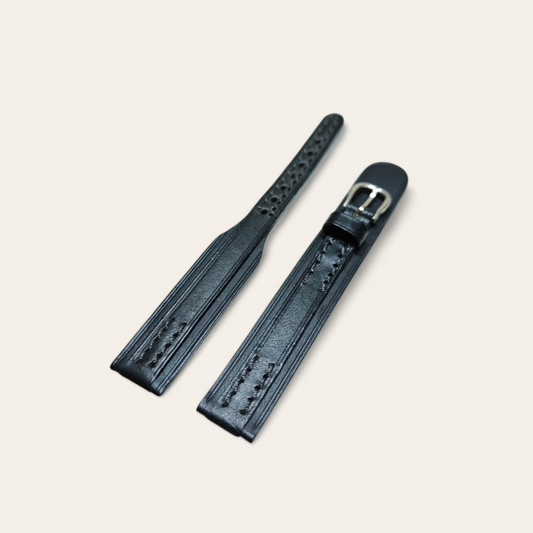 Cinturino Cinturino Ansa 14 mm Pelle nera - Gioielli Pavan