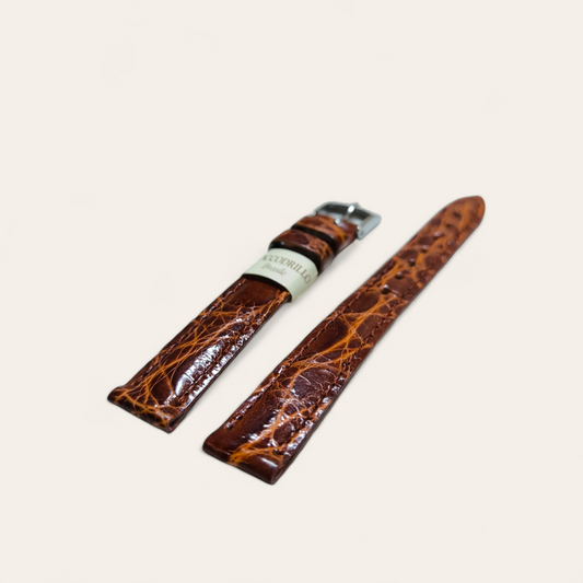 Cinturino Cinturino Ansa 14 mm Coccodrillo marrone chiaro - Gioielli Pavan