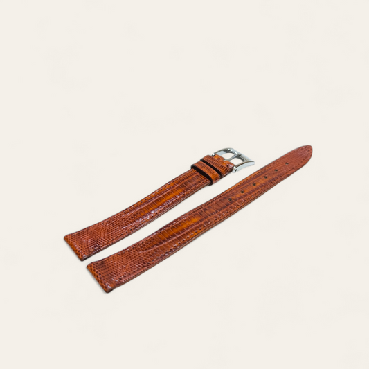 Cinturino Cinturino Ansa 16 mm Lucertola marrone - Gioielli Pavan