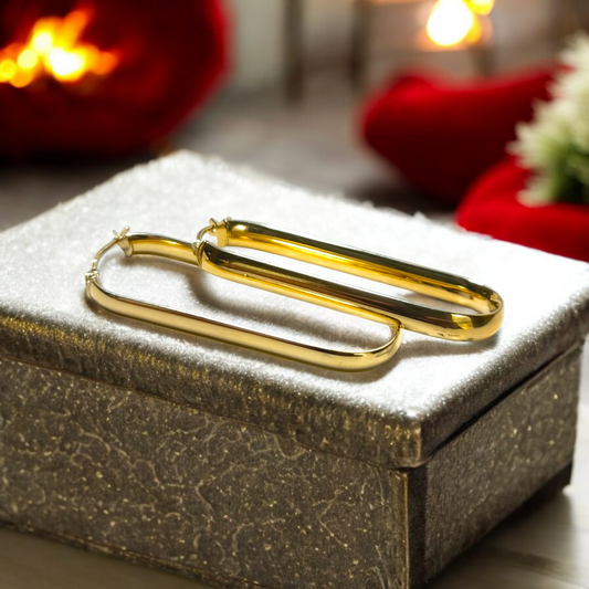 Orecchini Orecchini geometrici in oro pendenti - Gioielli Pavan